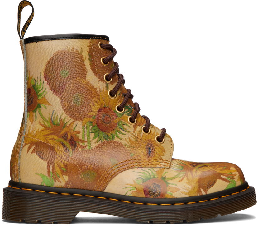 Tenisky a topánky Dr. Martens National Gallery Edition Sunflowers 1460 Boots Hnedá | 27928102