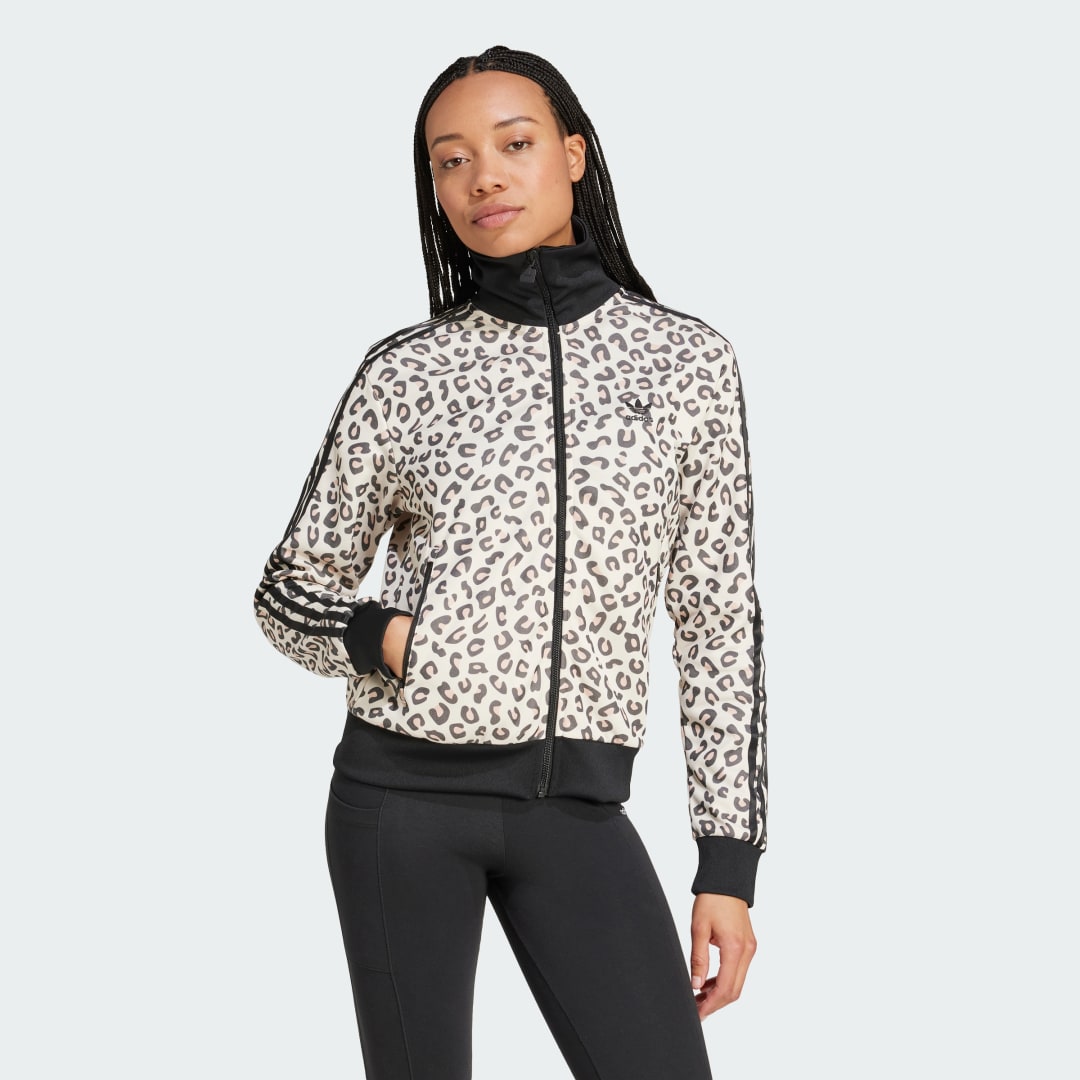 Leopard Print Track Jacket