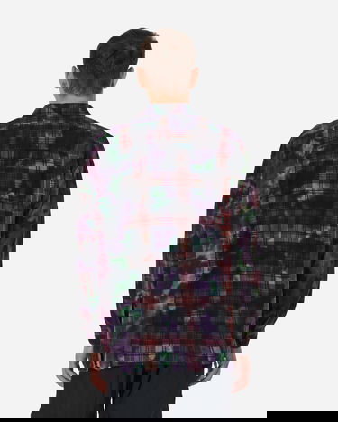 Košeľa Needles 7 Cuts Wide Uneven Dye Flannel Shirt Rôznofarebný | MR350 1003, 3