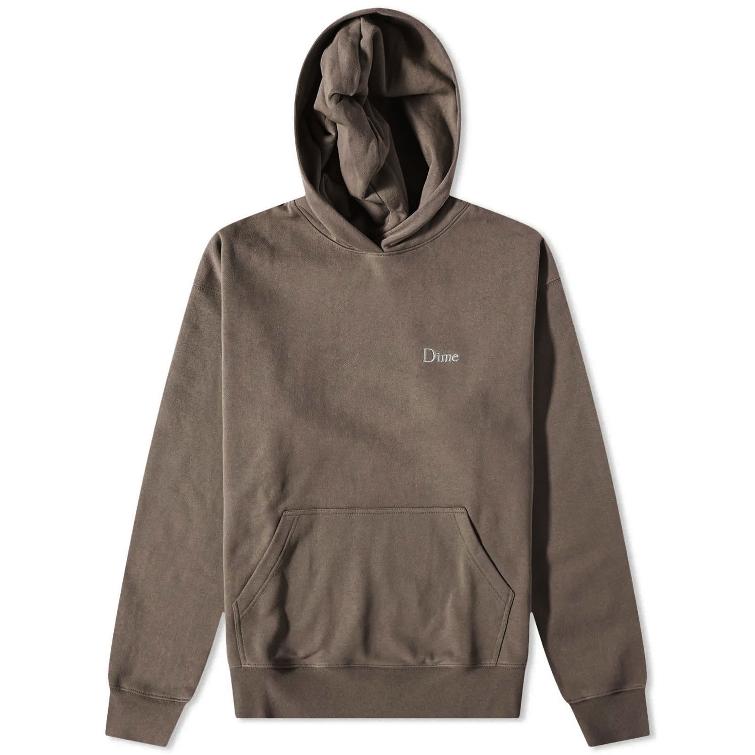 Mikina Dime Classic Small Logo Hoody Driftwood Hnedá | DIMESU2311DRI, 0