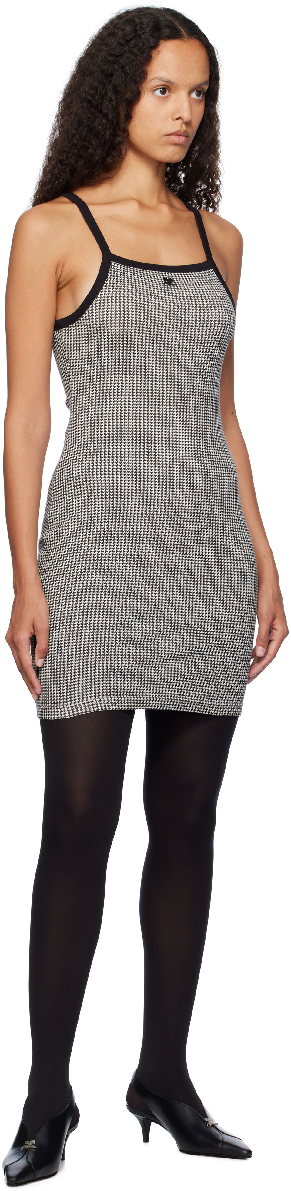 Courrèges Houndstooth Mini Dress