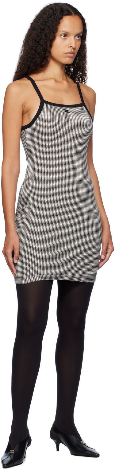 Šaty Courrèges Courrèges Houndstooth Mini Dress Čierna | 324JRO458JS0167, 3
