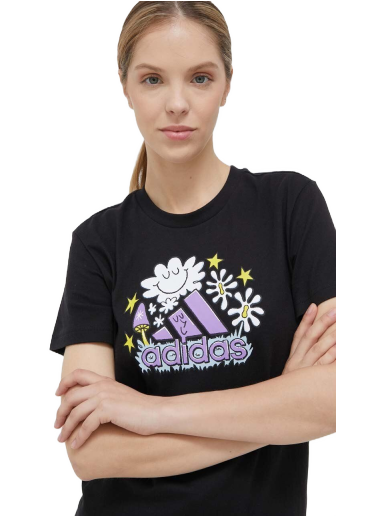 Tričko adidas Originals Doodle Graphic T-Shirt Čierna | IJ7327