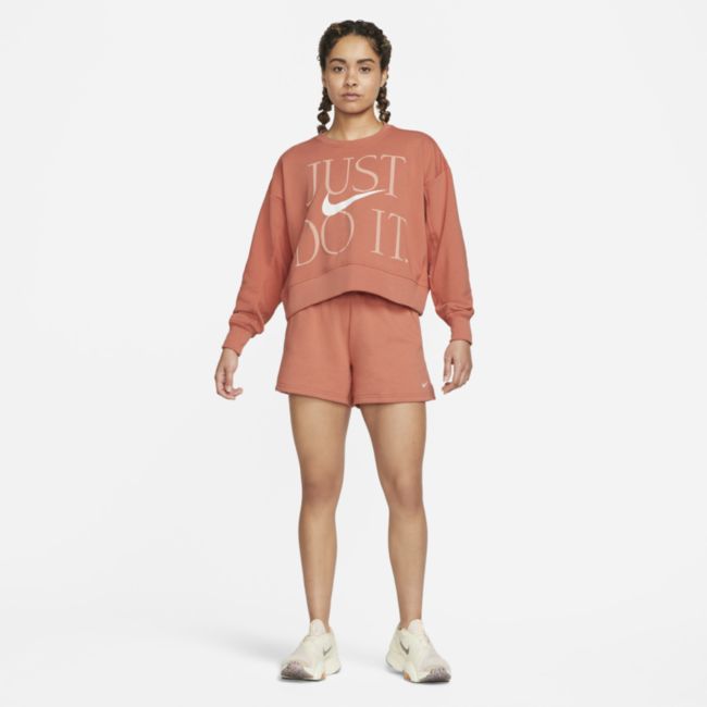 Mikina Nike Dri-FIT Get Fit Training Crew Oranžová | DD6130-827, 0