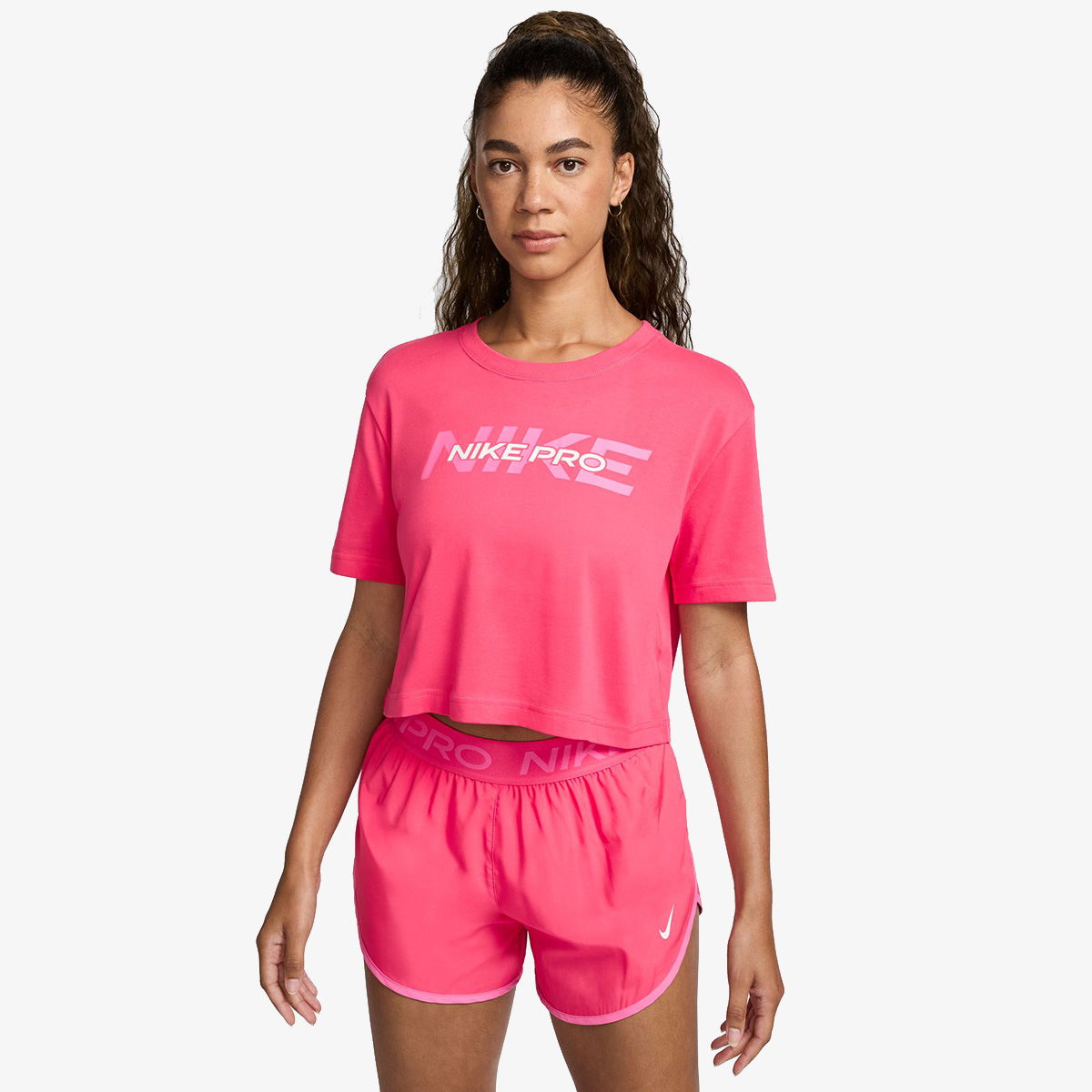 Crop Top Nike Pro Training Cropped T-Shirt Ružová | HF0762-629, 1