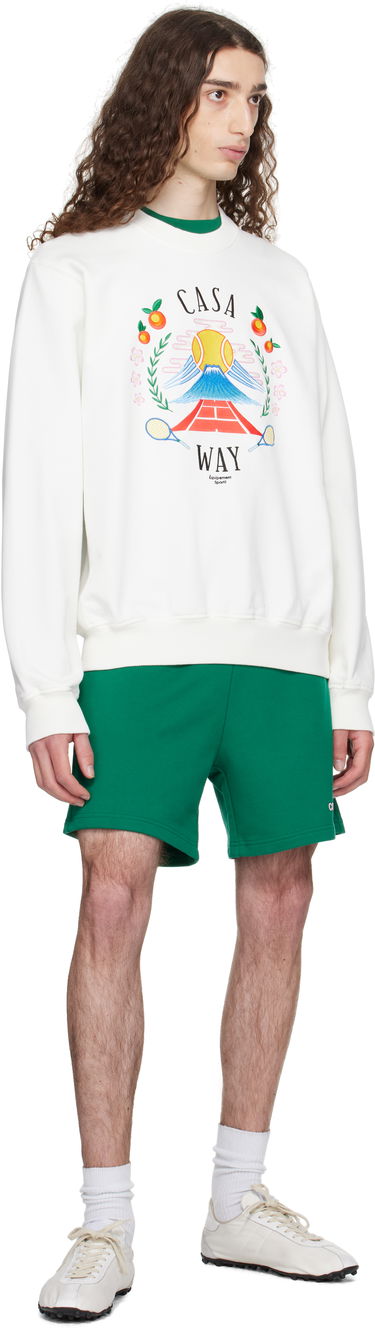 Šortky Casablanca Casablanca Montagne Sweat Shorts Zelené | MPF25-JTR-003-02, 3