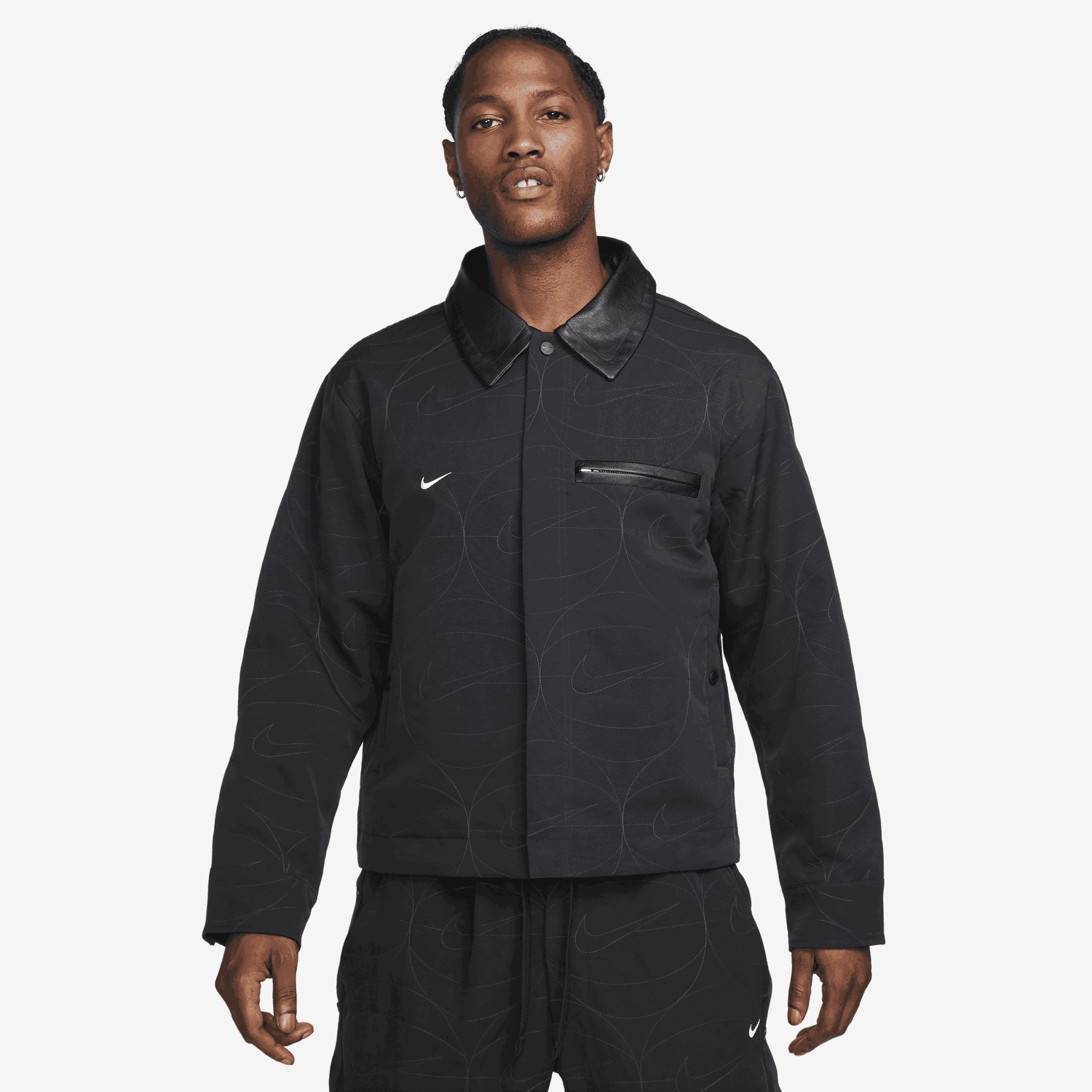 Bunda Nike Basket Čierna | FJ9622-010, 0