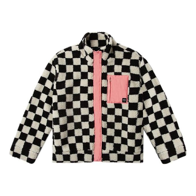 Mikina Vans Embers Checkerboard Jacket Čierna | VN0A53LO705