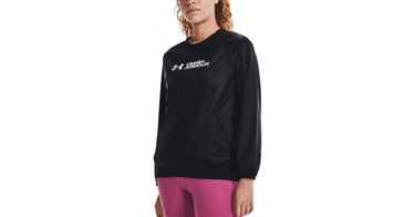 Mikina Under Armour Recover Woven Shine Crew Čierna | 1364012-001, 1