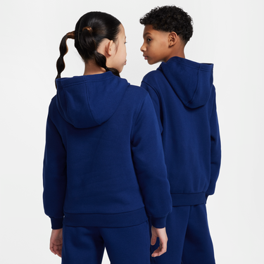 Mikina Nike Erling Haaland Club Fleece Hoodie Modrá | HJ3837-492, 3