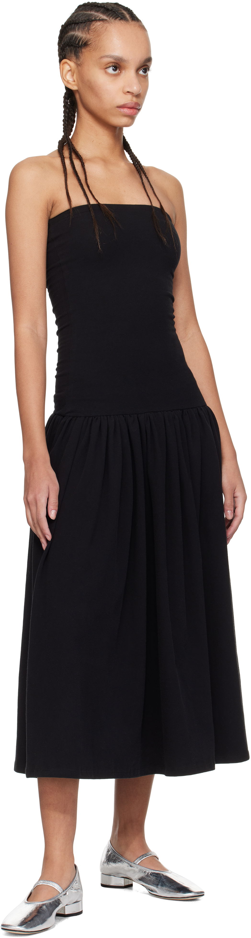 Aeyde Pippa Leather Ballerina Flats