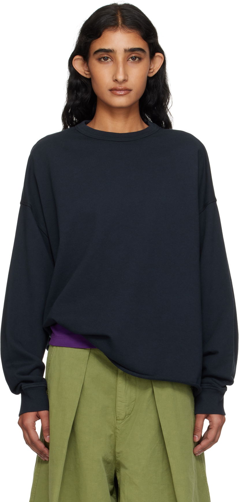 Mikina YMC YMC Studio Sweatshirt Čierna | Q7YMB