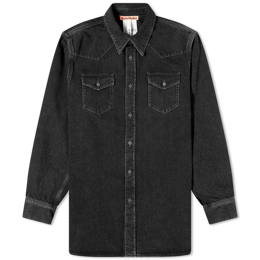 Košeľa Acne Studios Karty Denim Overshirt Béžová | CB0079-900