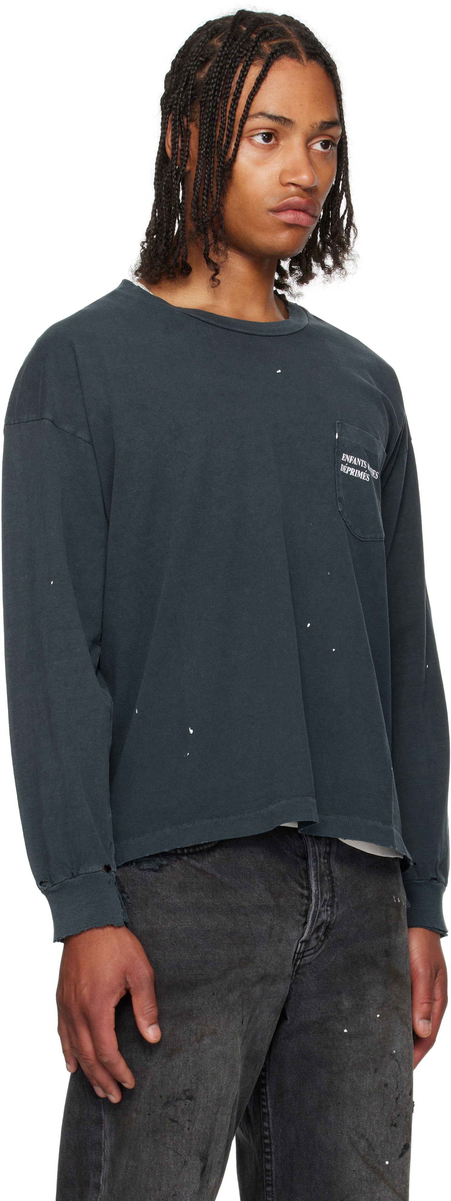 Tričko Enfants Riches Déprimés Enfants Riches Deprimes Classic Logo Long Sleeve T-Shirt Čierna | 010-859, 1