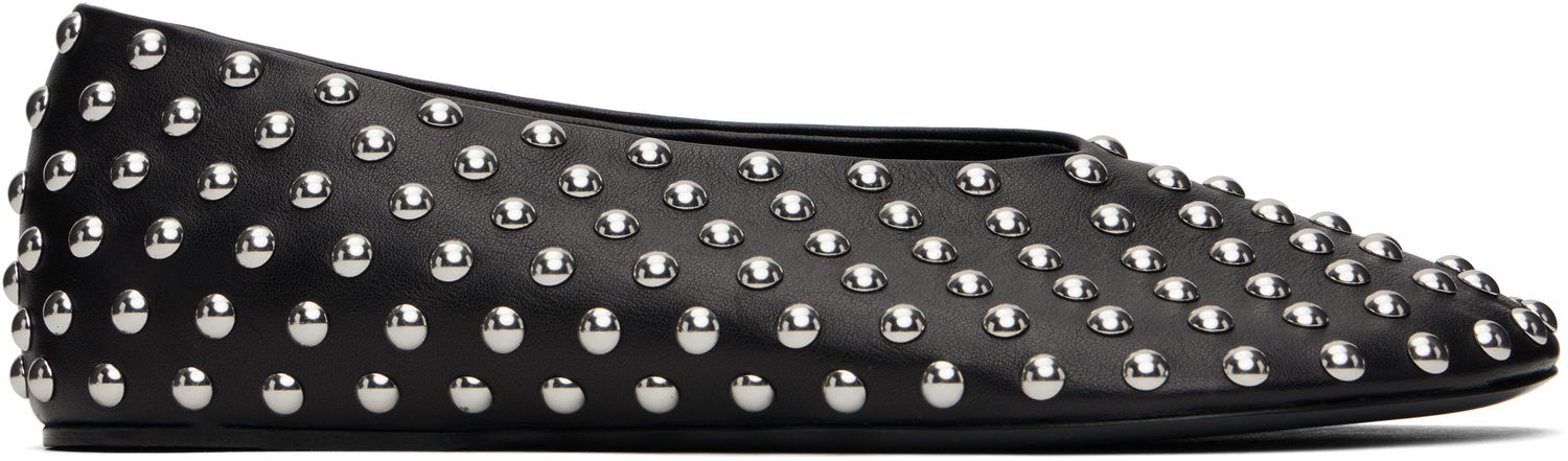 Tenisky a topánky Jil Sander Jil Sander Studded Leather Ballerina Flats Čierna | J15WZ0026_P8173, 0