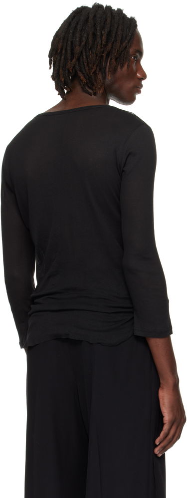 Tričko Ann Demeulemeester Ann Demeulemeester Margon Long Sleeve T-Shirt Čierna | B0012875-FA434-099, 2