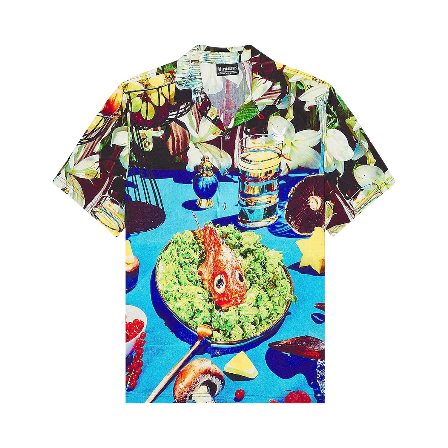 Košeľa Pleasures Playboy x Taste Button Down Rôznofarebný | P22PB025 BLUE, 1