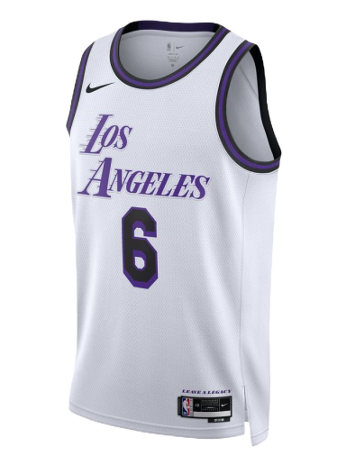 Dres Nike Dri-FIT NBA LeBron James Los Angeles Lakers City Edition 2022 Swingman Jersey Biela | DO9597-101