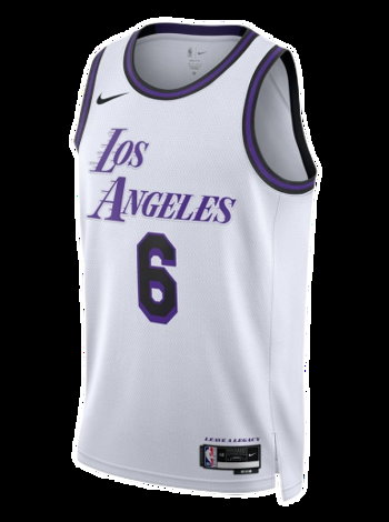Nike Dri-FIT NBA LeBron James Los Angeles Lakers City Edition 2022 Swingman Jersey DO9597-101