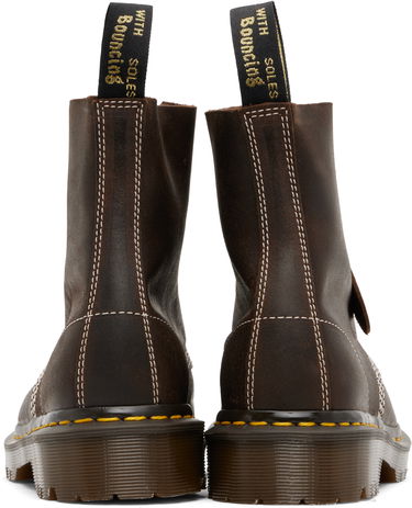 Tenisky a topánky Dr. Martens 1460 Wax Commander Boot Sneakers in Rustric Brown Hnedá | 31859749, 2