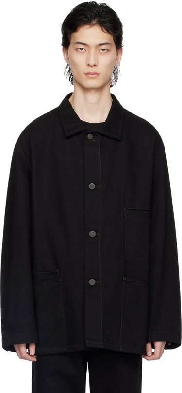 Bunda LEMAIRE Lemaire Workwear Denim Jacket Čierna | OW1069 LD1000, 0