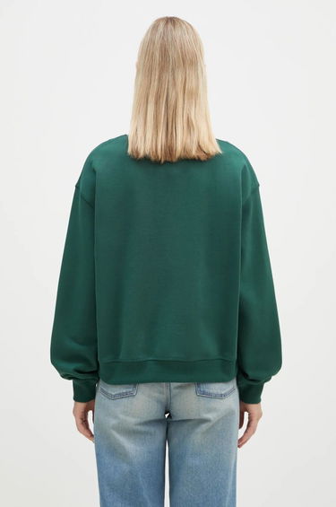 Mikina New Balance Varsity Oversized Crewneck Sweatshirt Zelené | WT43553-NWG, 2