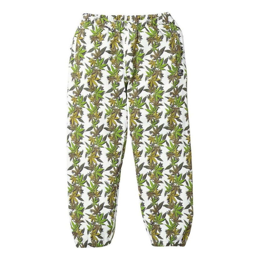 Tepláky Supreme Leaf Sweatpants Zelené | SUP-FW23-214