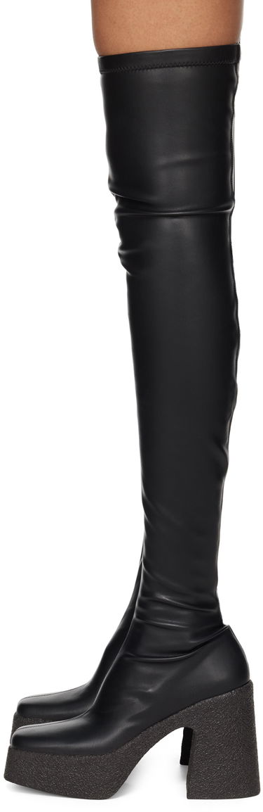 Tenisky a topánky Stella McCartney Stella McCartney Skyla Thigh-High Platform Boots Čierna | 596408W1CV0, 2