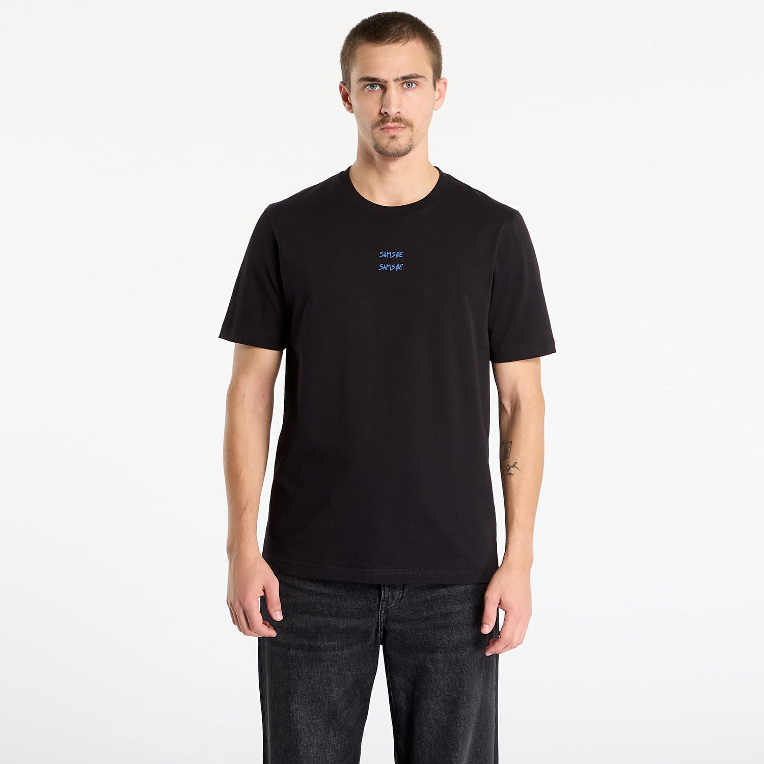 Tričko Samsoe Samsoe T-shirt Sacards Cards Čierna | M25400096_CLR002476, 0