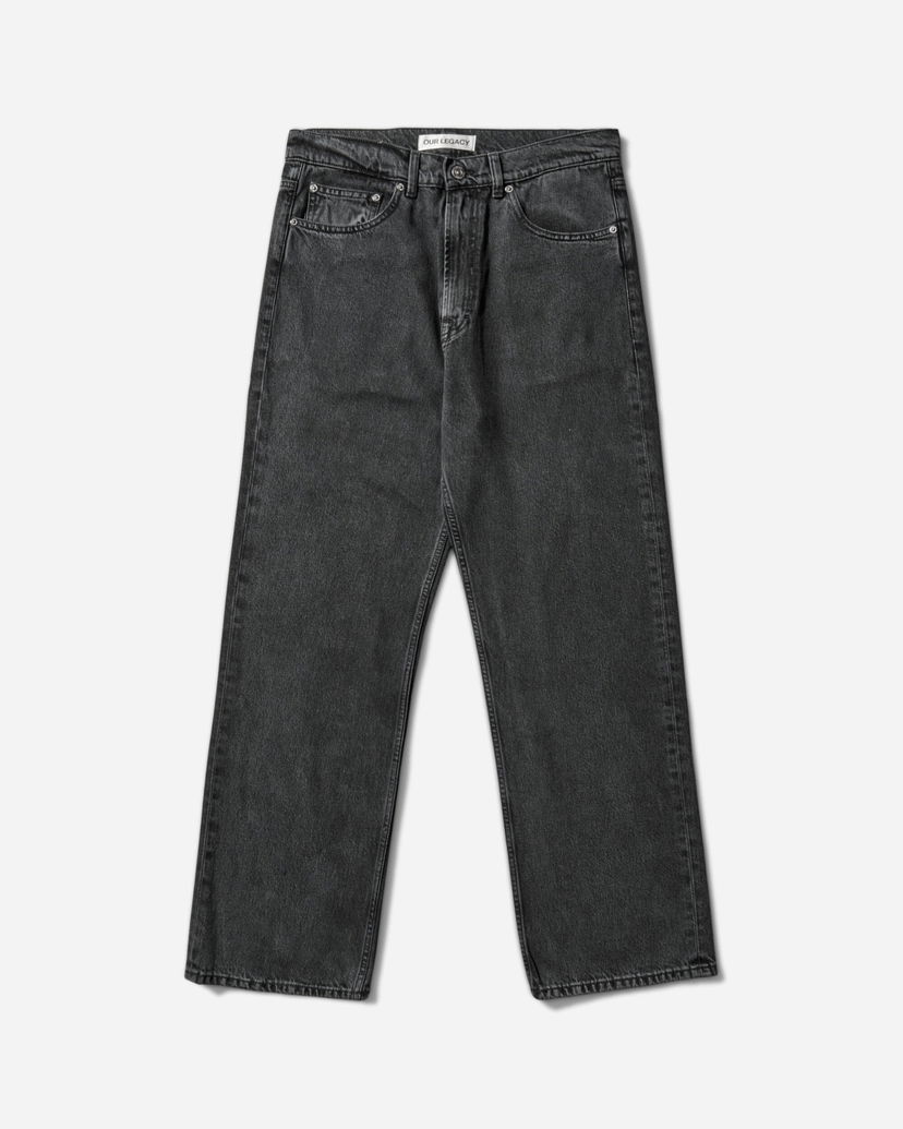Džínsy ROA WORK SHOP Trail Cut Relaxed Fit Jeans Čierna | WS254TB BLK0001