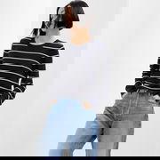 Sweater Bella Crew Navy Stripe L