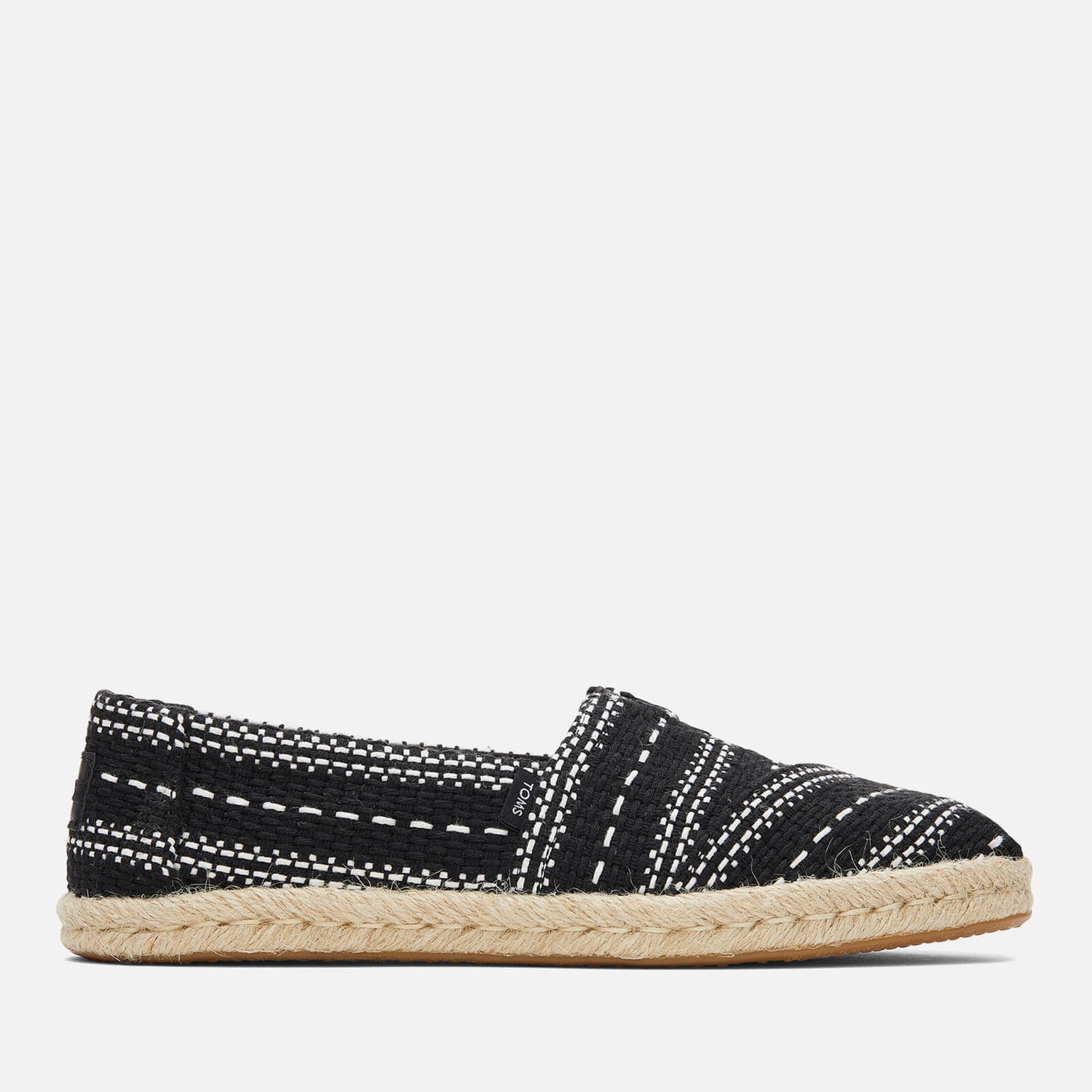 Tenisky a topánky TOMS Alpargata Rope Jacquard Espadrilles Čierna | 10019676, 0