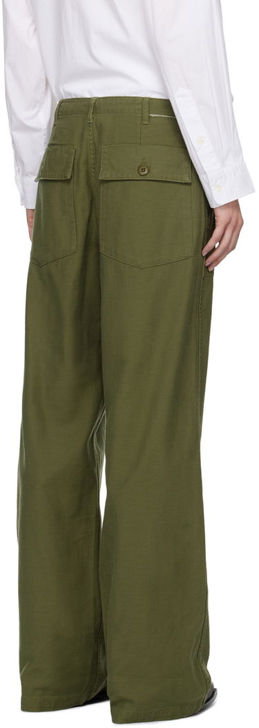 Cargo nohavice R13 R13 Utility Trousers Zelené | R13WR077-R109B, 2