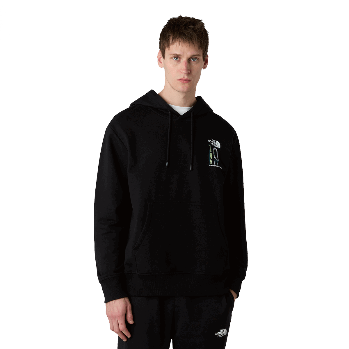Mikina The North Face Explore Gear Relaxed Hoodie Čierna | NF0A8F2KJK31, 0