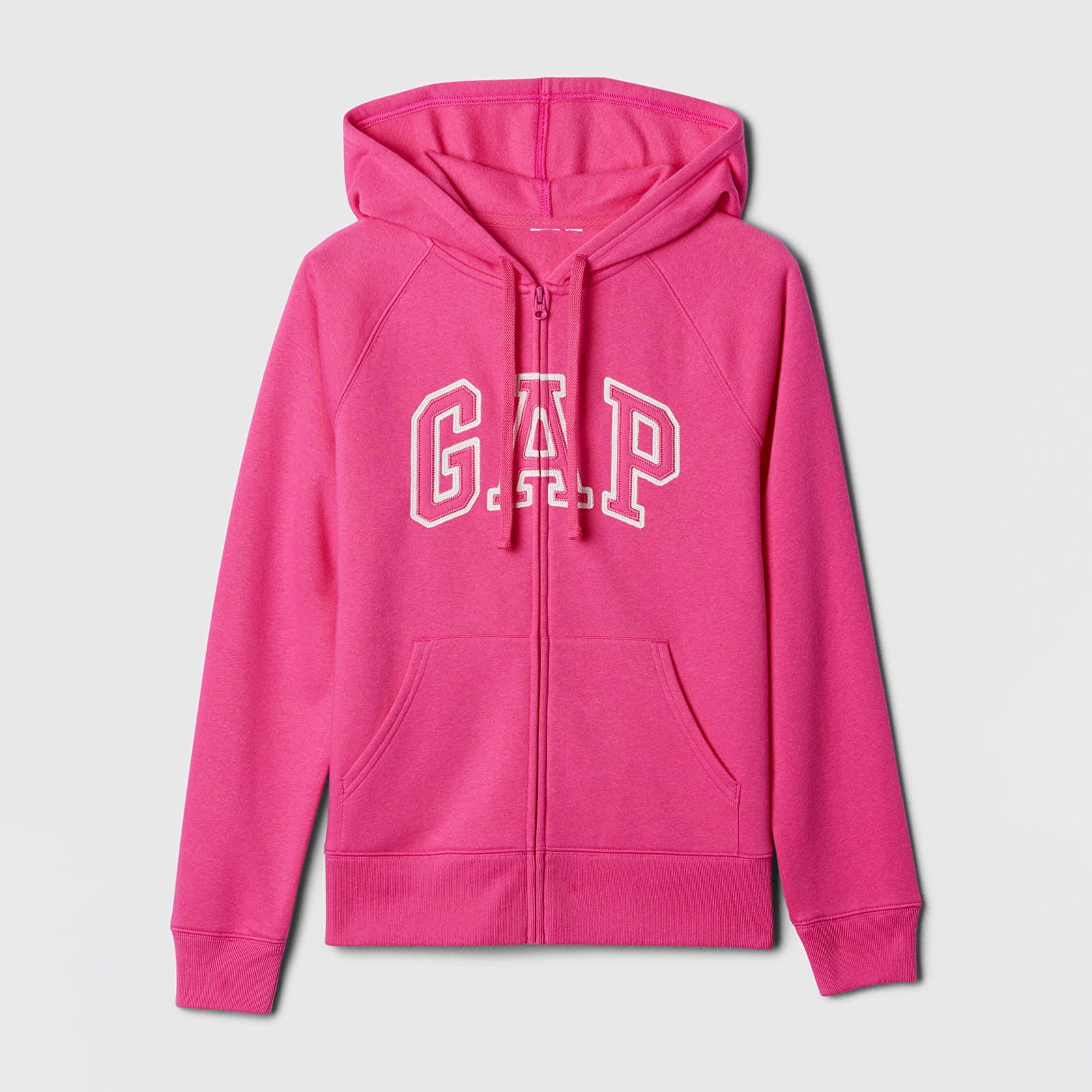 Sweatshirt Logo Full Zip Hoodie Sizzling Fuchsia XL