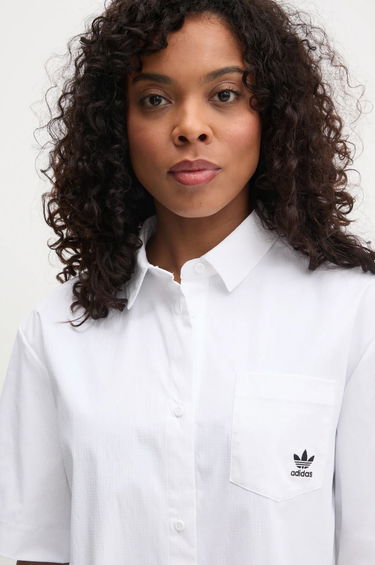 Košeľa adidas Originals adidas Originals Essential Relaxed Fit Shirt Biela | JD1504, 3