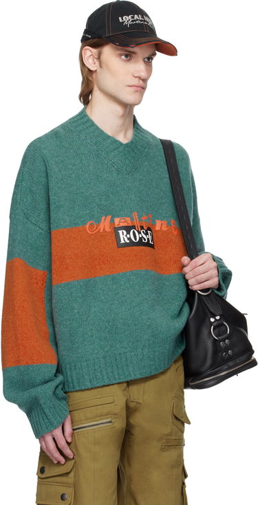 Sveter Martine Rose Martine Rose Oversized Sweater Zelené | 957YA03413, 1