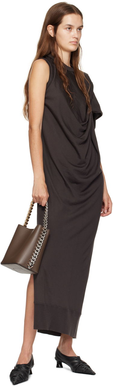Taška cez rameno Stella McCartney Frayme Medium Shoulder Bag Hnedá | 7B0006WP0316, 3