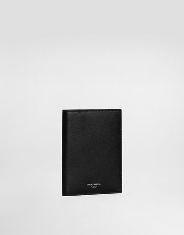 Peňaženka Dolce & Gabbana Calfskin Passport Holder Čierna | BP2215AV95680999, 1