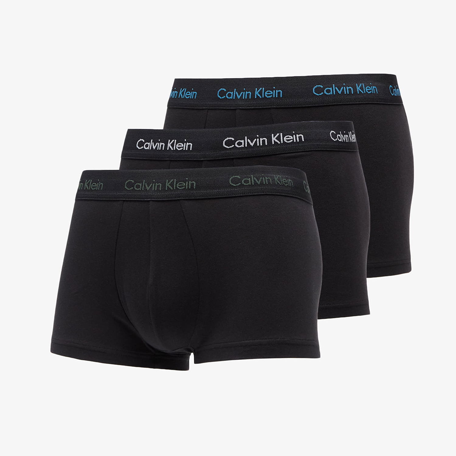 Boxerky CALVIN KLEIN Cotton Stretch Low Rise Trunk 3Pk Čierna | U2664G 1TT, 0