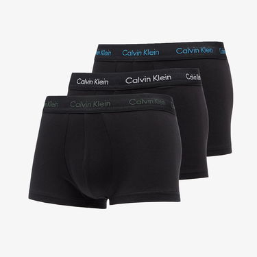 Boxerky CALVIN KLEIN Cotton Stretch Low Rise Trunk 3Pk Čierna | U2664G 1TT, 0