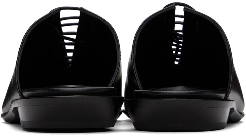 Oblečenie Ann Demeulemeester Ann Demeulemeester River Lace-Up Mules Čierna | 2401-W-F22-LT011-099, 1