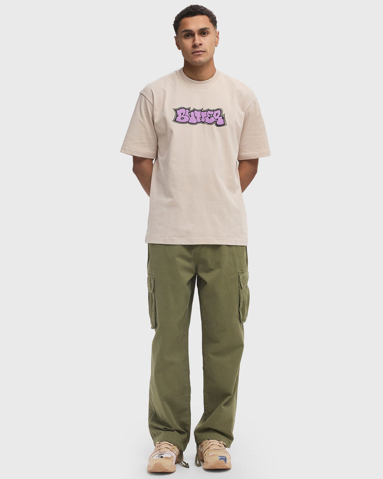 Cargo nohavice Butter Goods Field Cargo Pants Zelené | P20250, 1