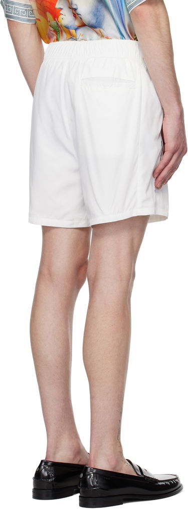 Plavky Casablanca Casablanca Midnight Acropolis Windbreaker Shorts Biela | MPS25-TR-029-01, 2