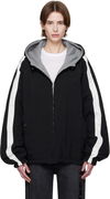 Alexander Wang Raglan Hooded Reversible Jacket