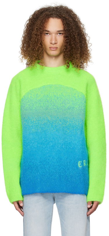 Sveter ERL Gradient Knit Sweater Zelené | ERL07N001, 0