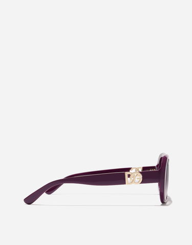 Slnečné okuliare Dolce & Gabbana Dolce & Gabbana Oval Gradient Sunglasses Fialová | VG4476VP48H9V000, 3