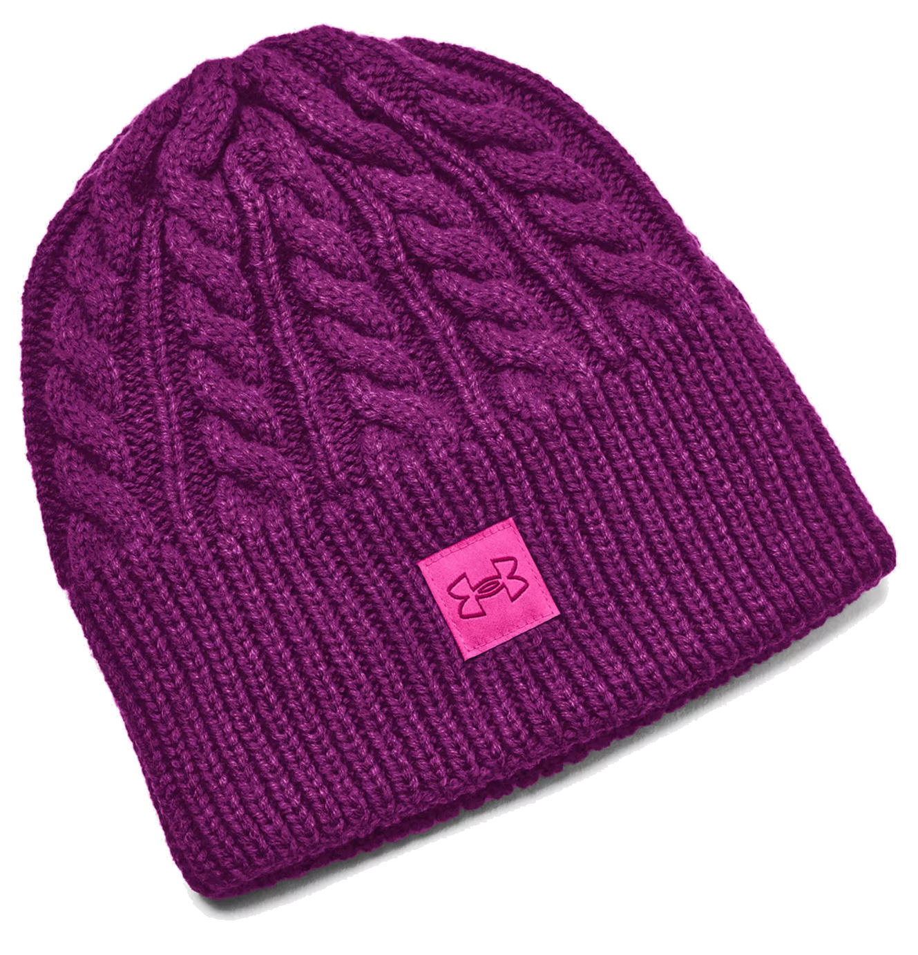 Kulicha Under Armour Halftime Cable Knit Beanie Fialová | 1379995-573, 0