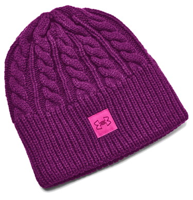 Kulicha Under Armour Halftime Cable Knit Beanie Fialová | 1379995-573, 0