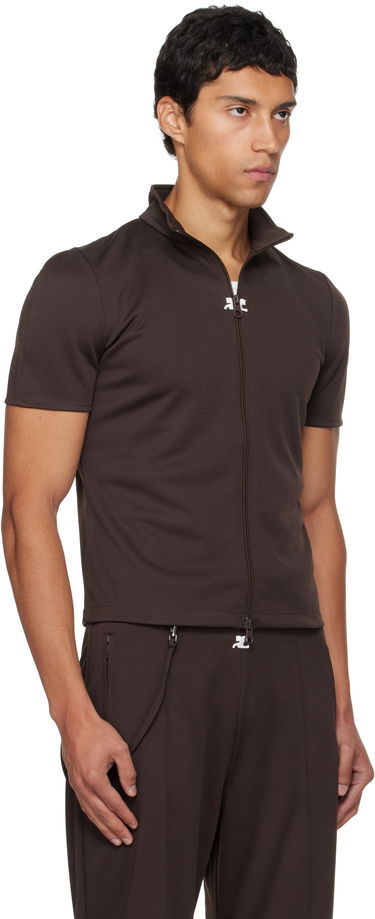 Súprava Courrèges Courrèges Interlock Tracksuit Top Hnedá | 325JTO447JS0250, 1